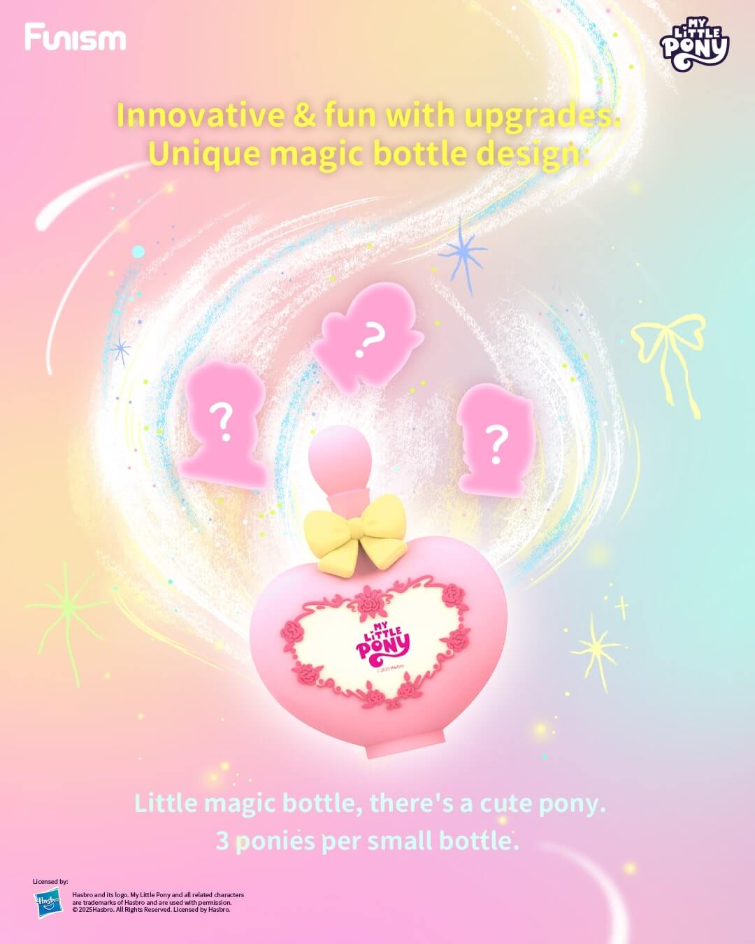 Elska My Little Pony G4 Friendship is Magic Magical Bottle Surprise Box Kawaii Gifts 6972407217289