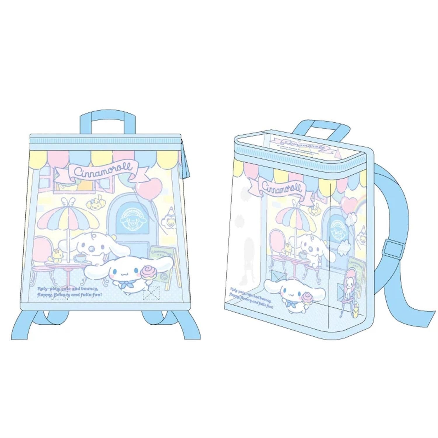 cinnamoroll mini backpack Sanrio Clear View Petite Backpack Cinnamoroll