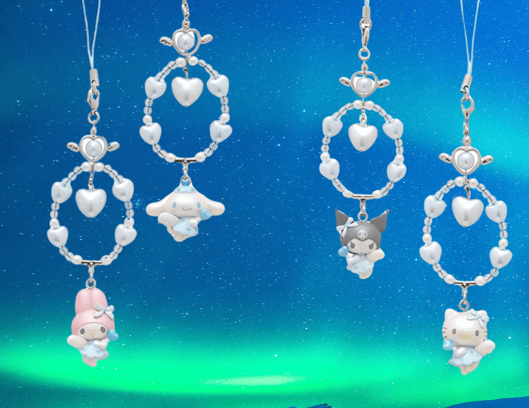 Sanrio Dreamy Blue Angel Phone Charms – Kawaii Gifts