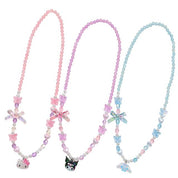 Enesco Sanrio Aurora Beaded Necklace: Cinnamoroll, Kuromi & Hello Kitty Kawaii Gifts