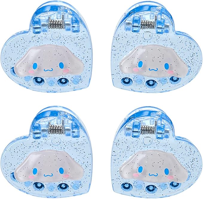 Enesco Sanrio Mini Hair Clips 4-Piece Sets (4 Characters to Choose From!) Cinnamoroll Kawaii Gifts 4550337159088