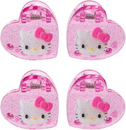 Enesco Sanrio Mini Hair Clips 4-Piece Sets (4 Characters to Choose From!) Hello Kitty Kawaii Gifts 4550337159064