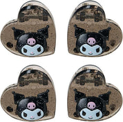 Enesco Sanrio Mini Hair Clips 4-Piece Sets (4 Characters to Choose From!) Kuromi Kawaii Gifts 4550337159118