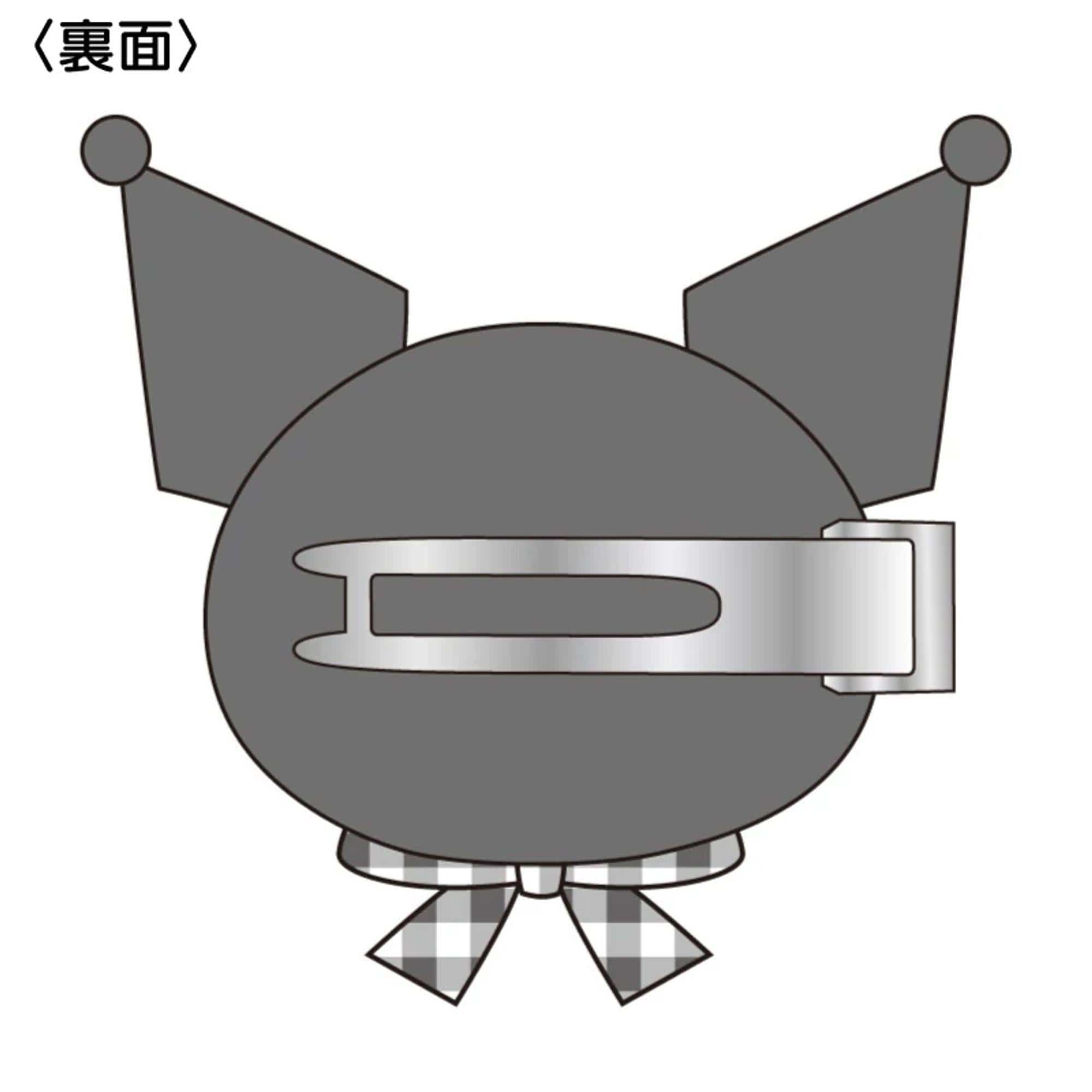 Enesco Sanrio Plushy Face Hair Clips Kawaii Gifts