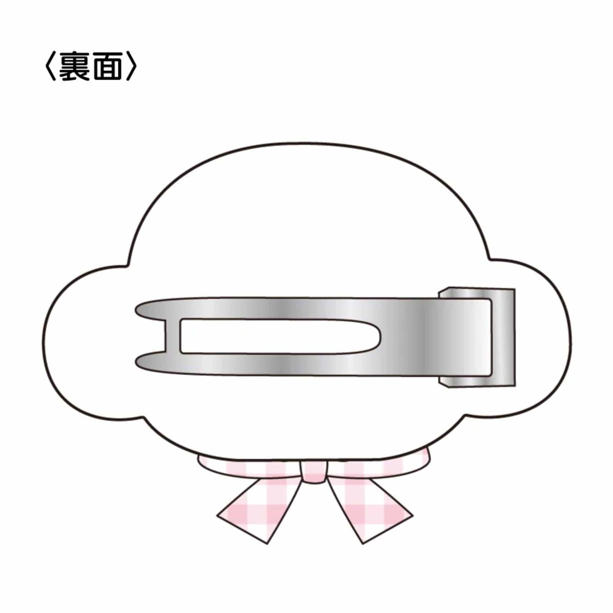 Enesco Sanrio Plushy Face Hair Clips Kawaii Gifts