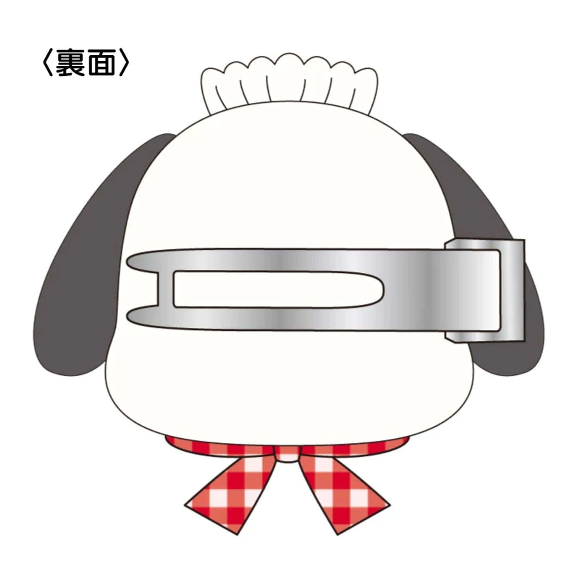 Enesco Sanrio Plushy Face Hair Clips Kawaii Gifts