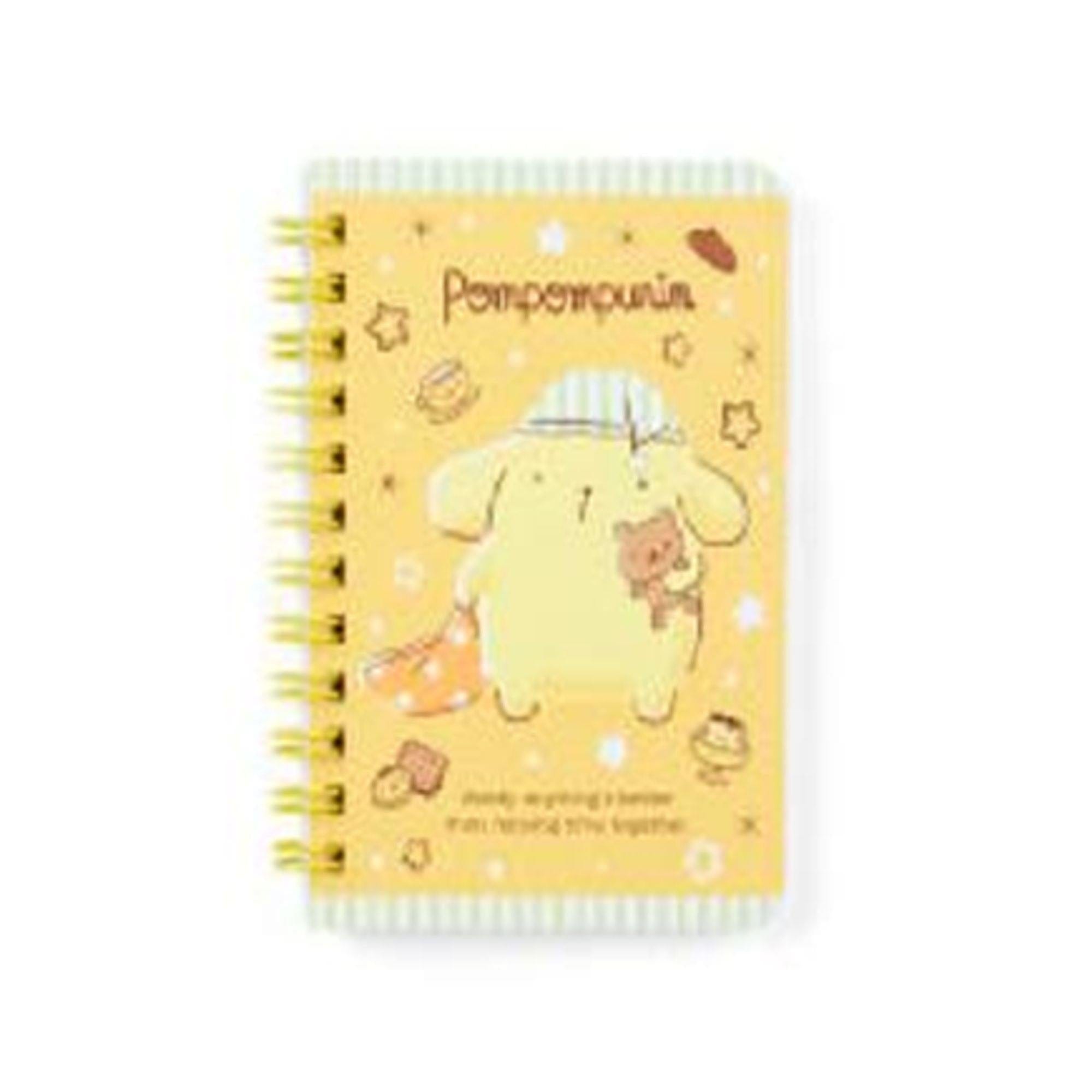 Enesco Sanrio Friends Ruled Pocket Notebooks: Pompompurin, My Melody, Cinnamoroll, Kuromi, Character Mix Kawaii Gifts