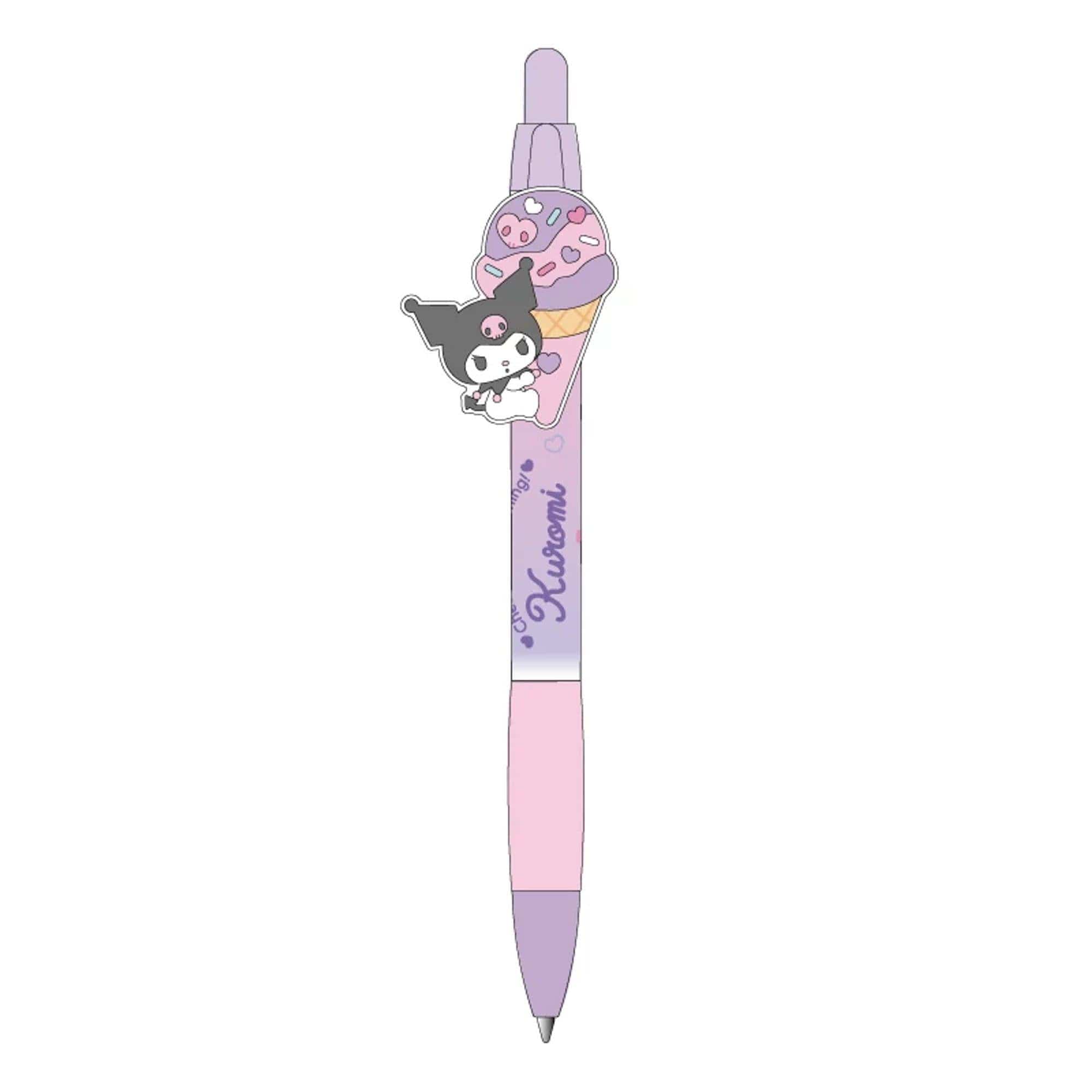 Enesco Ice Cream Sanrio Friends Ballpoint Pens Kuromi Kawaii Gifts 4550337420614