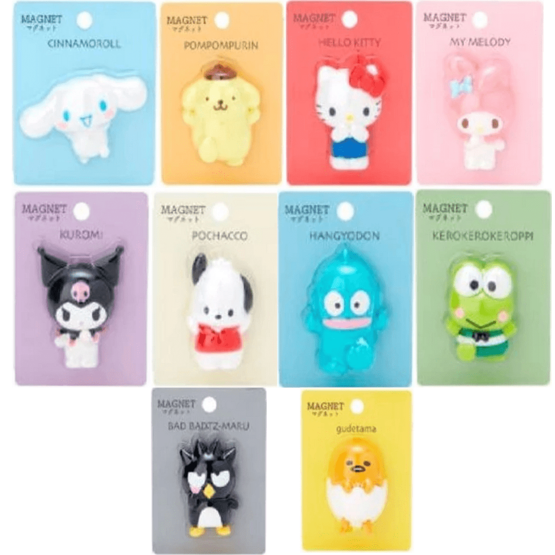 Enesco Sanrio All Star Mascot Magnets (10 to choose from) Kawaii Gifts