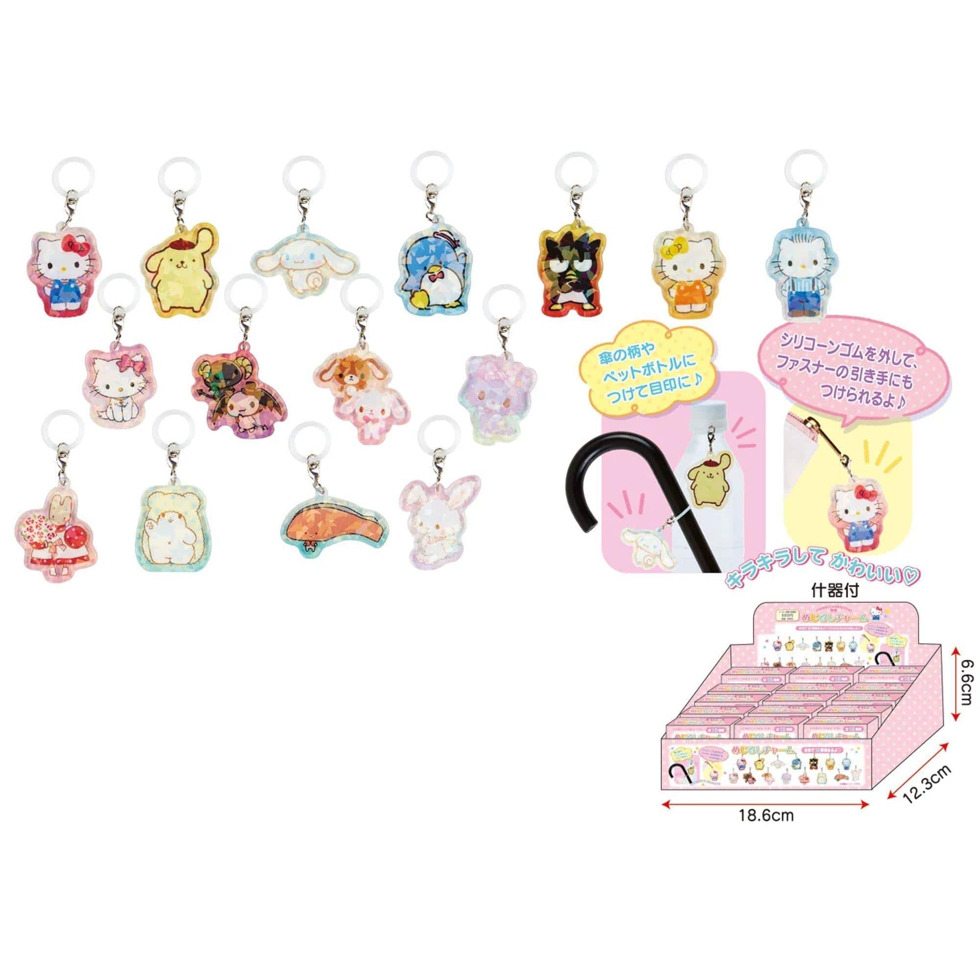 Enesco Sanrio Surprise Charm Keychain v.A Kawaii Gifts 4550337985724