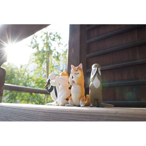 Hakubundo Yell World Gassho Prayer Animals Surprise Box Kawaii Gifts 4589469833542
