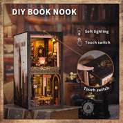 Hands Craft DIY Book Nook Kit: Rose Detective Agency with Dust Cover Kawaii Gifts