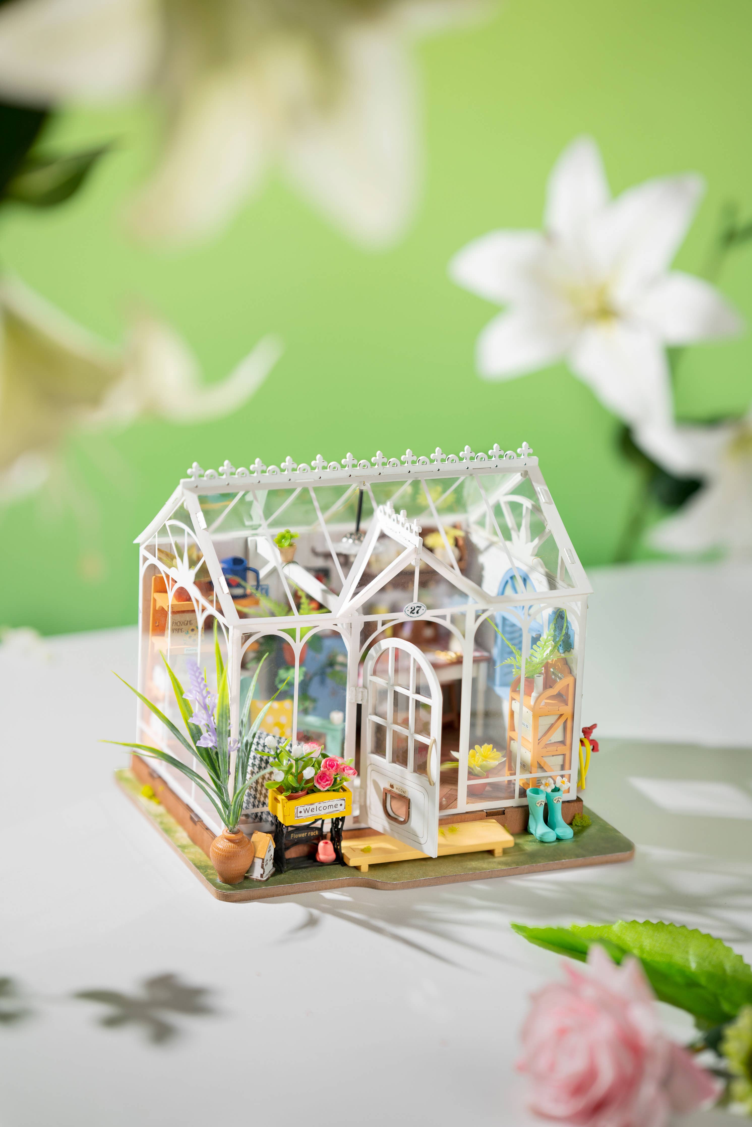 Hands Craft DIY Miniature House Kit: Dreamy Garden House Kawaii Gifts