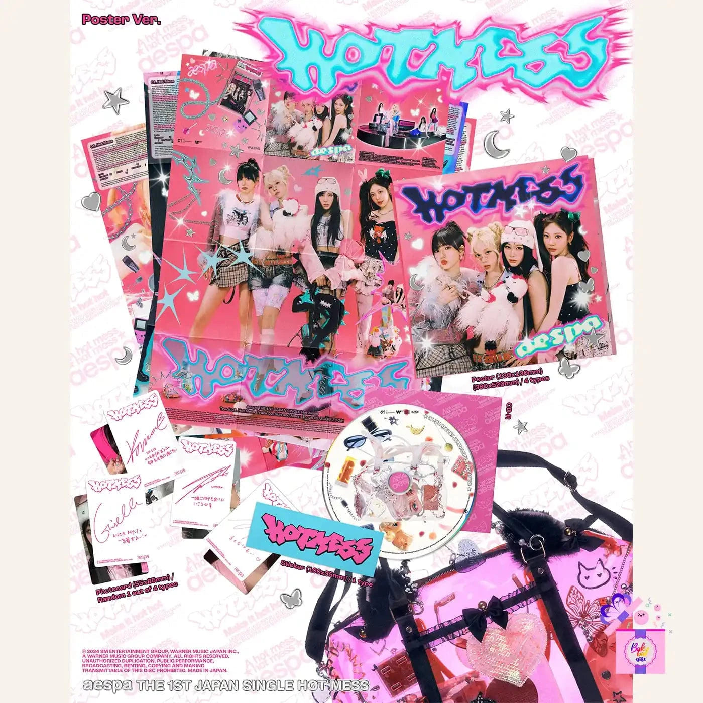 aespa - Hot Mess (Poster Ver.) – Kawaii Gifts aespa - Hot Mess (Poster Ver.) – Kawaii Gifts