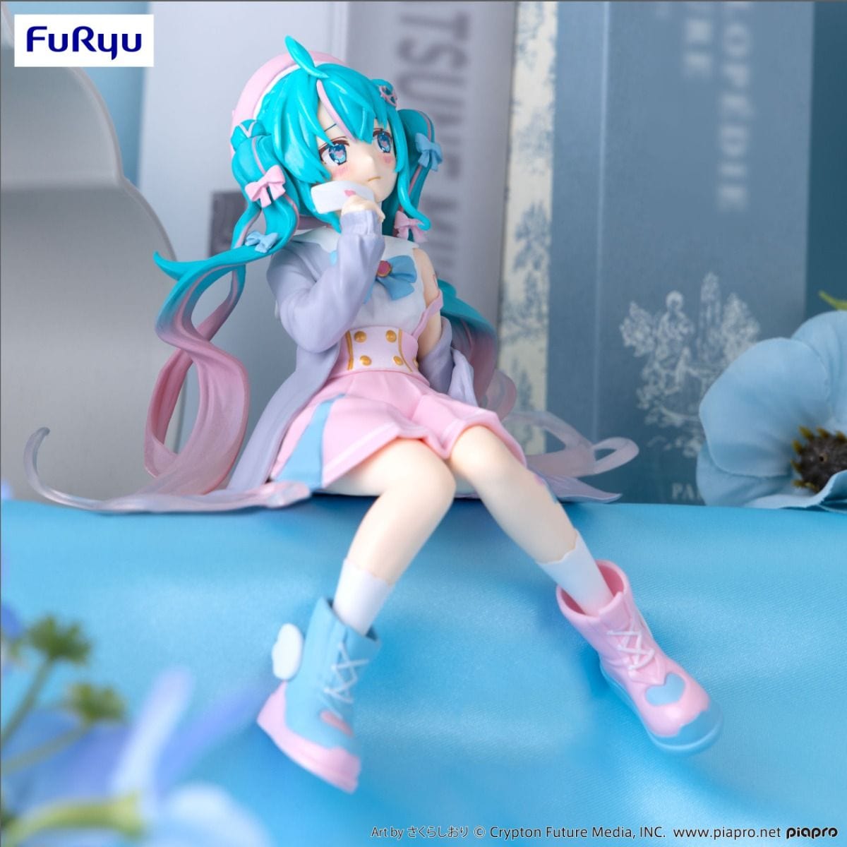 JBK Hatsune Miku Love Sailor Grey Color Ver. Noodle Stopper Figure Kawaii Gifts 4582655074781