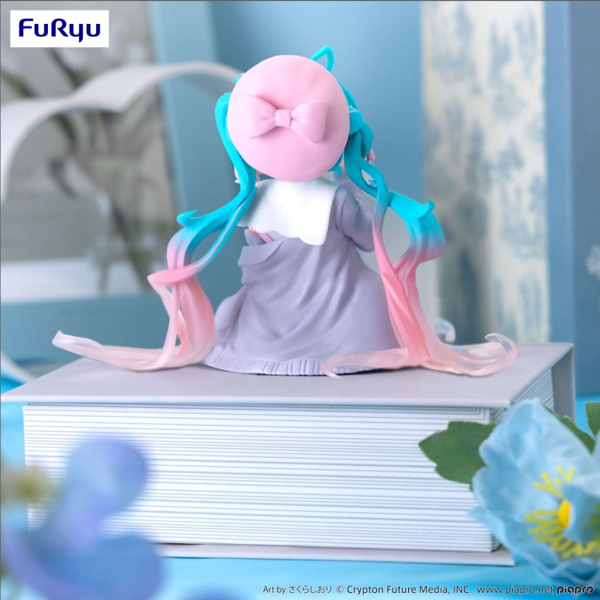 JBK Hatsune Miku Love Sailor Grey Color Ver. Noodle Stopper Figure Kawaii Gifts 4582655074781