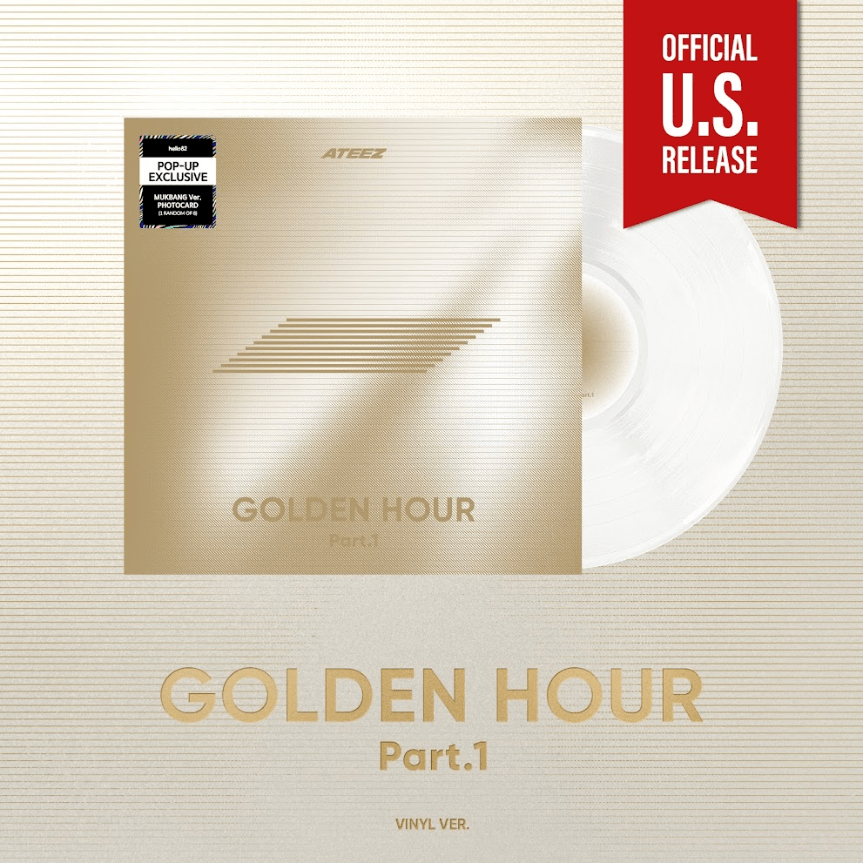 Kai Media ATEEZ - GOLDEN HOUR: Part.1 (Vinyl) - Pop-Up Exclusive Kawaii Gifts