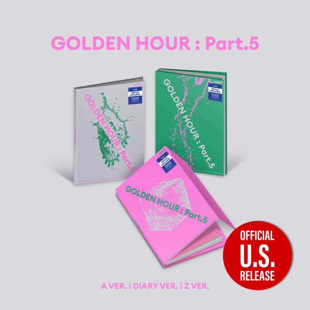 ATEEZ サン outlaw US限定 Hello82 popup hello82 Pop-Up Exclusive] ATEEZ - GOLDEN HOUR: Part.5 (Photobook