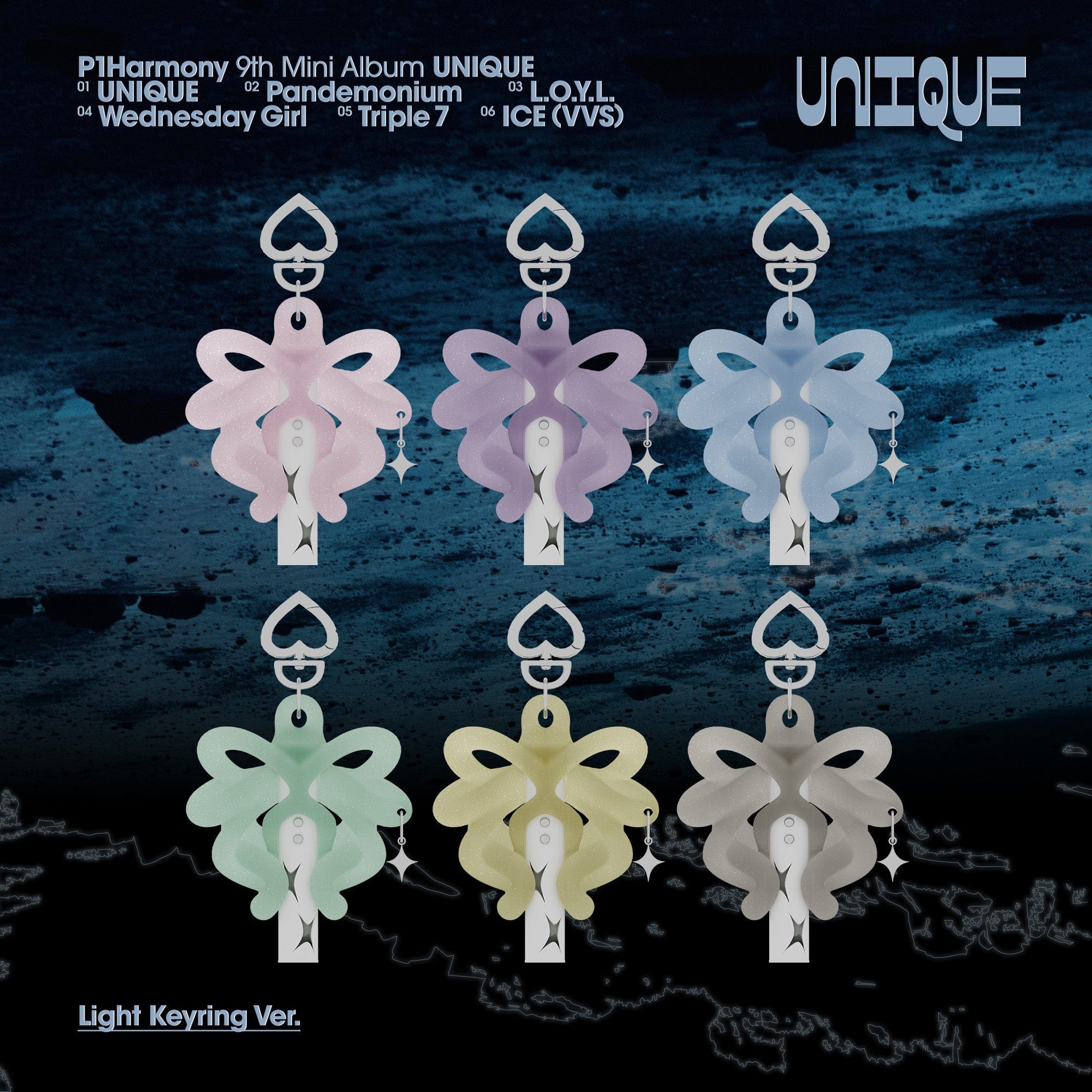 P1Harmony - Unique (9th Mini Album) Light Keyring Ver. – Kawaii Gifts