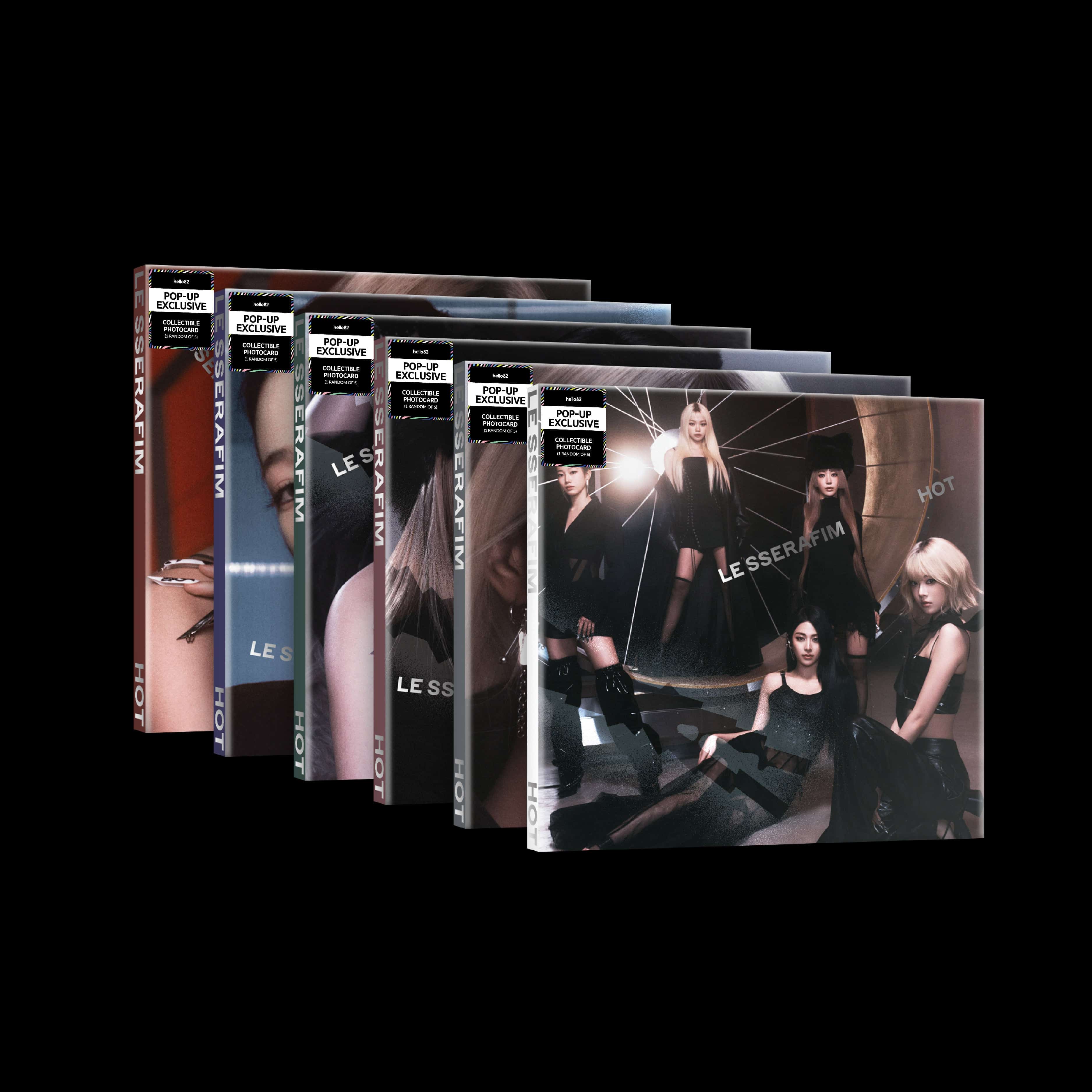 Pop-Up Exclusive] LE SSERAFIM - 5th Mini Album 'HOT' (Compact Ver