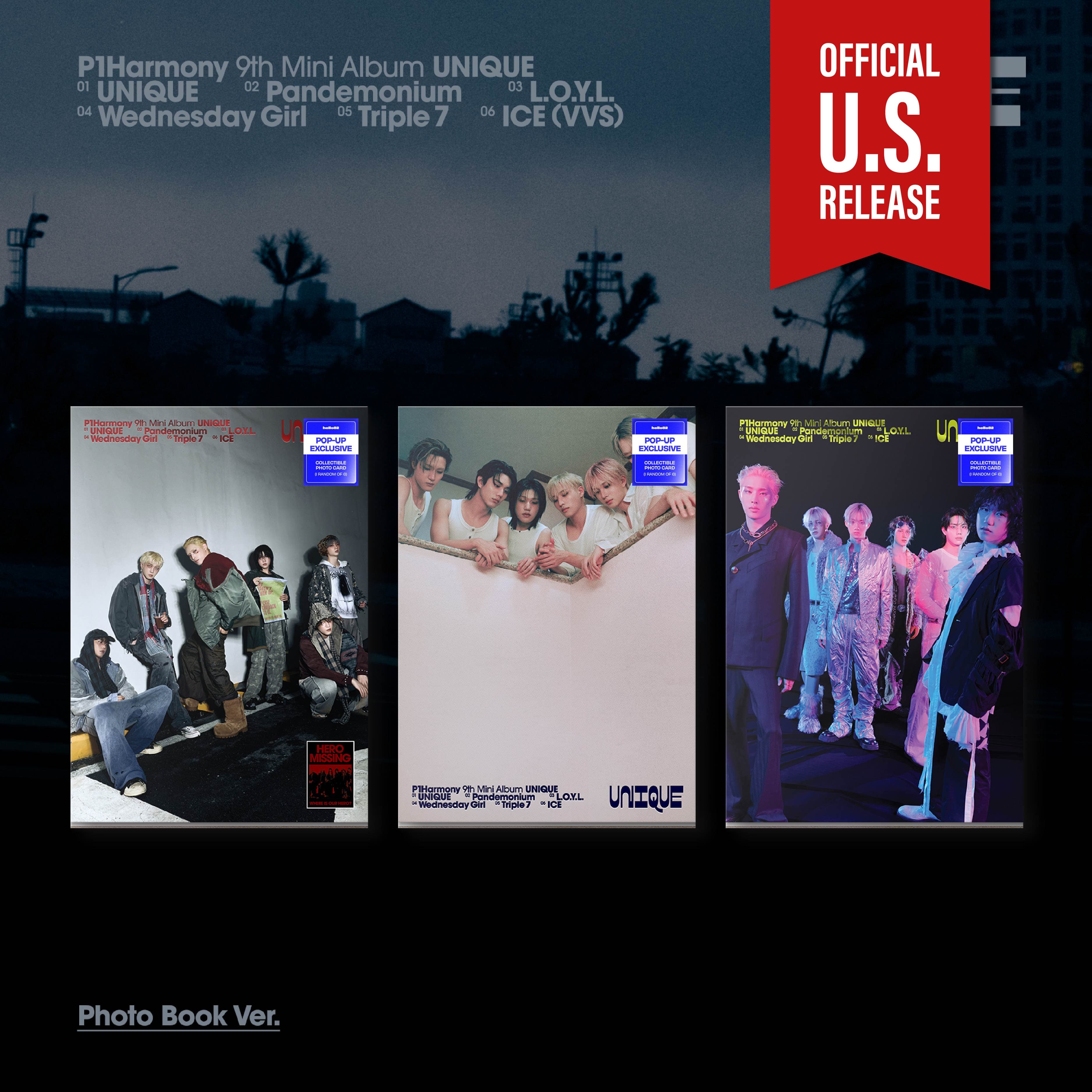 Pop-Up Exclusive] P1Harmony - Unique (9th Mini Album) Photobook