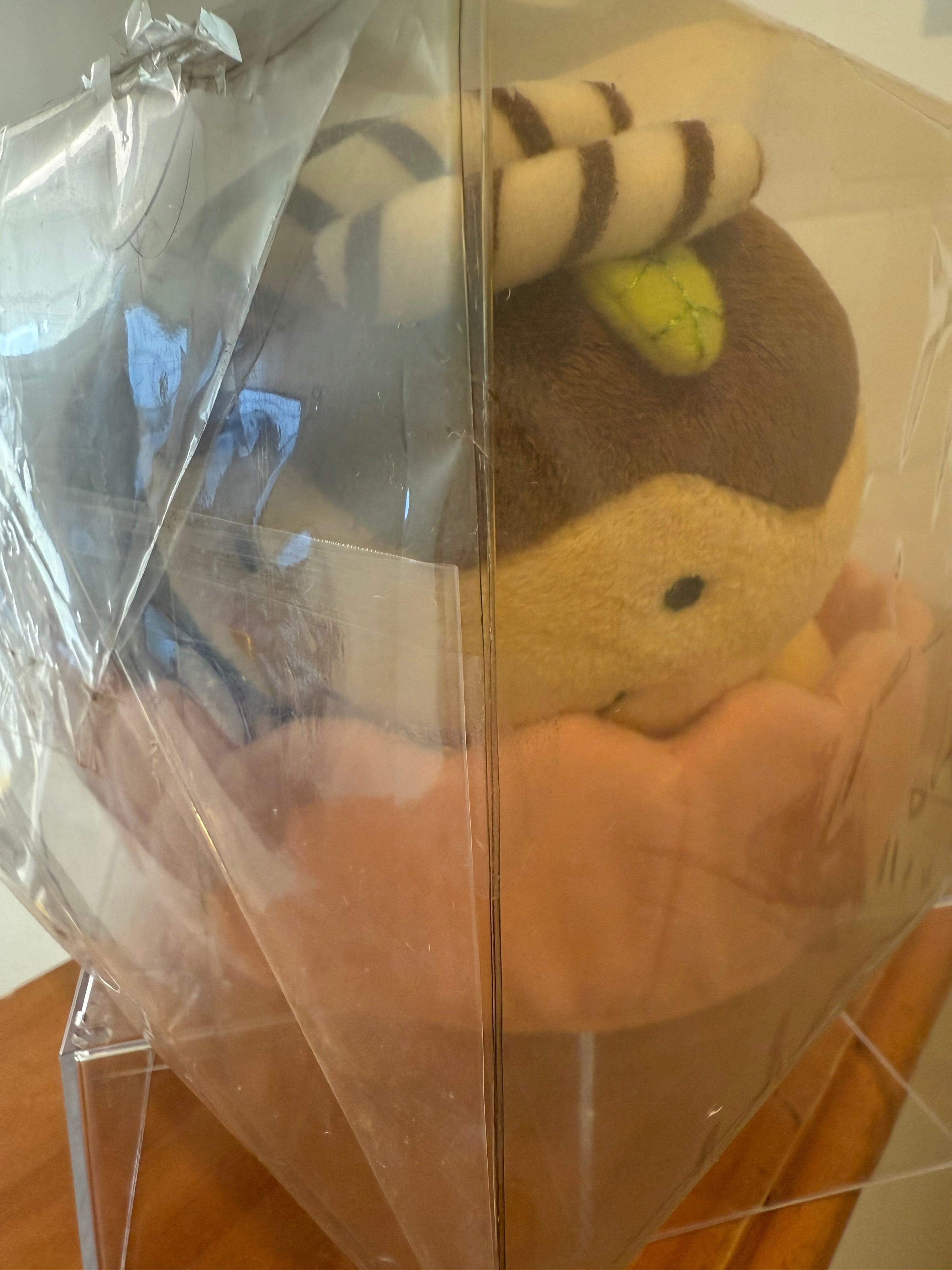 Kawaii Import San-X Kogepan Chocolate Breads in a Pink Pan Plush Set (2005) Kawaii Gifts 4974413431026