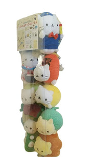 Kawaii Import San-X Nyan Nyan Nyanko Japan Map 11 Plush Set with Board Kawaii Gifts 4974413425025