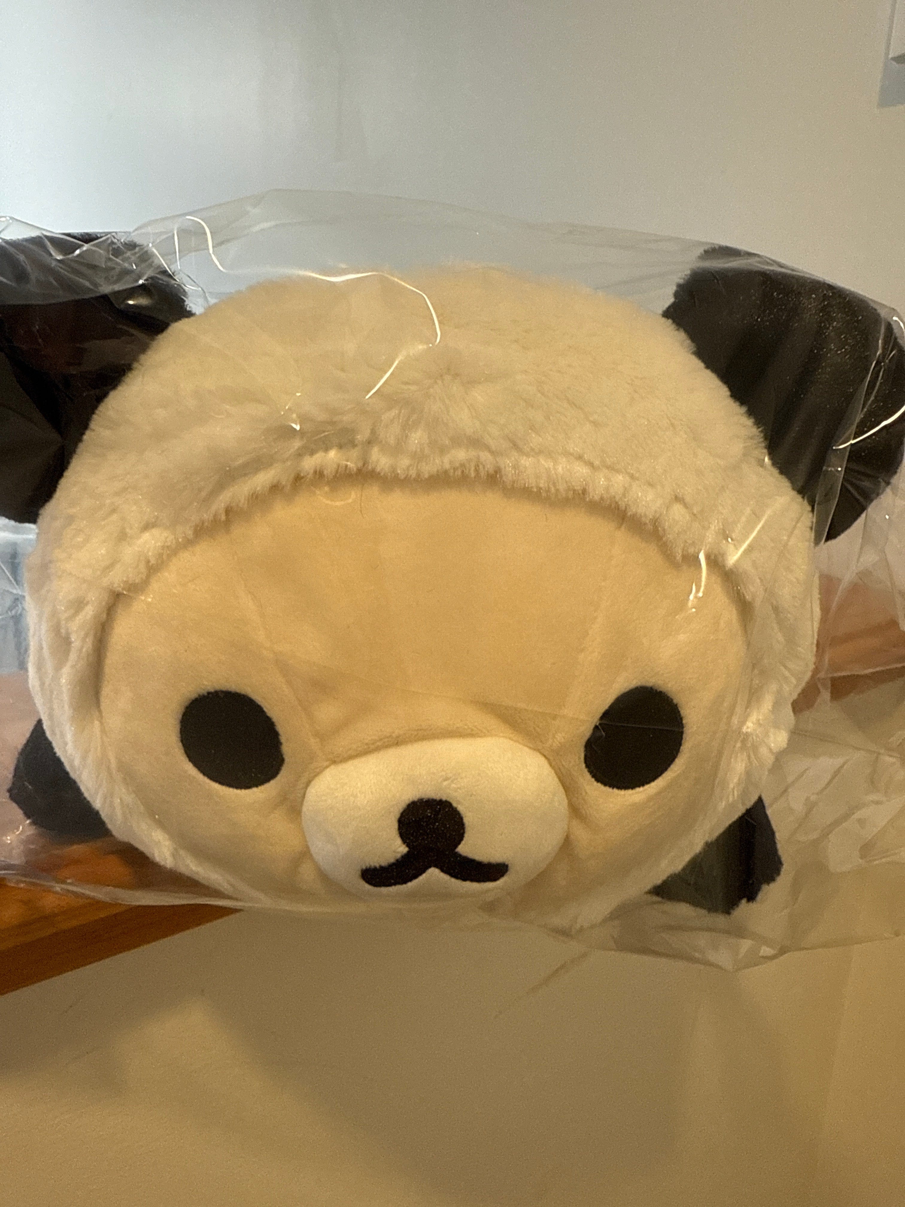 Kawaii Import San-X Rilakkuma Panda 17" Korilakkuma Huggable Plush (2015) Kawaii Gifts 4974413644785