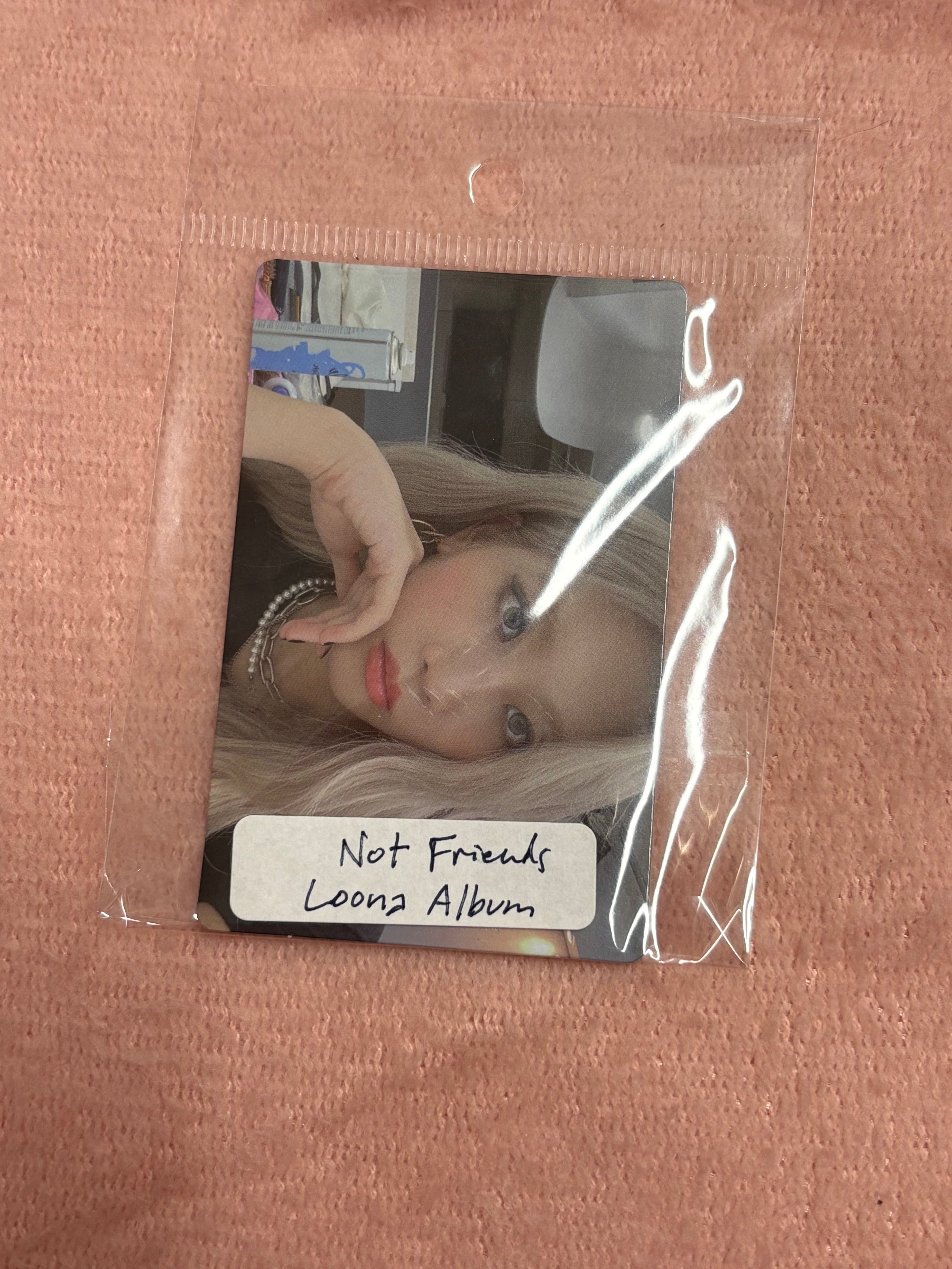 Korea Pop Store Album Photocard Loona - Not Friends Kim Lip A Kawaii Gifts 76900822