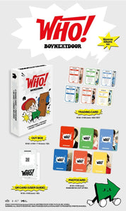 Korea Pop Store BOYNEXTDOOR - 1ST SINGLE 'WHO!' (WEVERSE ALBUMS Ver.) Kawaii Gifts