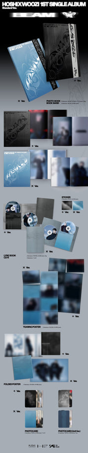 Korea Pop Store HOSHI X WOOZI - Beam (1st Single Album) Kawaii Gifts