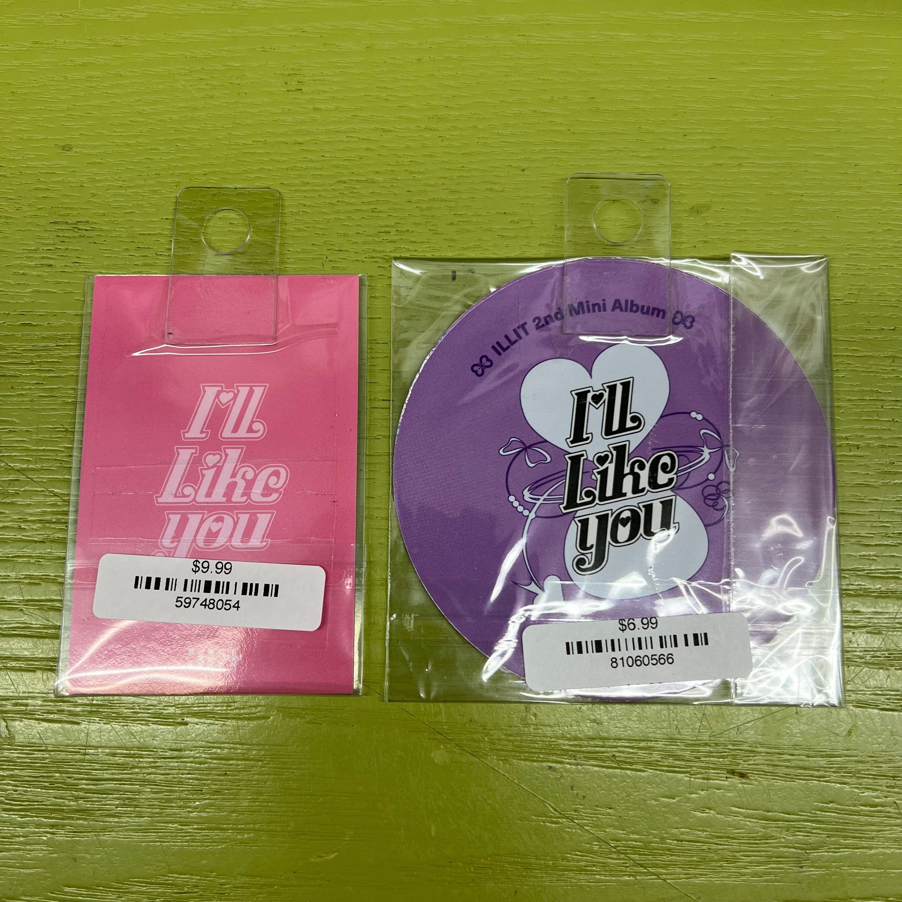 Korea Pop Store ILLIT I'll Like You Pre-Order Benefit Photocard/Postcard Kawaii Gifts