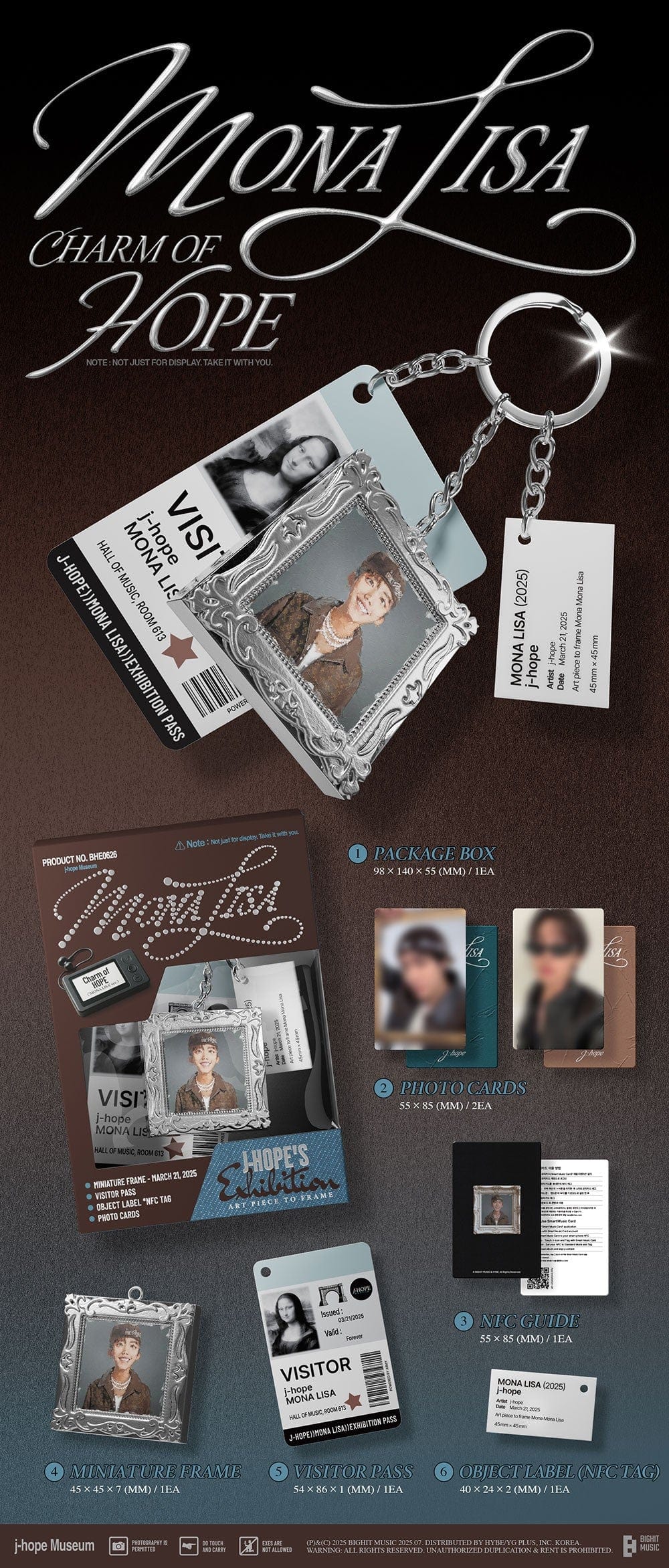Korea Pop Store J-HOPE - Charm of Hope Kawaii Gifts