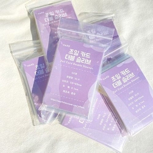 kawaii card sleeves JOIL PHOTO CARD DOUBLE SLEEVES 50EA (56x87mm)