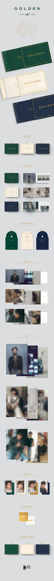Korea Pop Store JUNG KOOK (BTS) - Golden Kawaii Gifts 8809962361097
