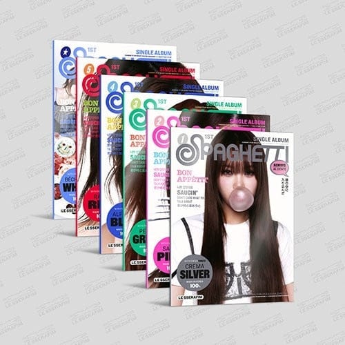 Korea Pop Store LE SSERAFIM - 1st Single Album 'Spaghetti' (Compact Ver.) Kawaii Gifts