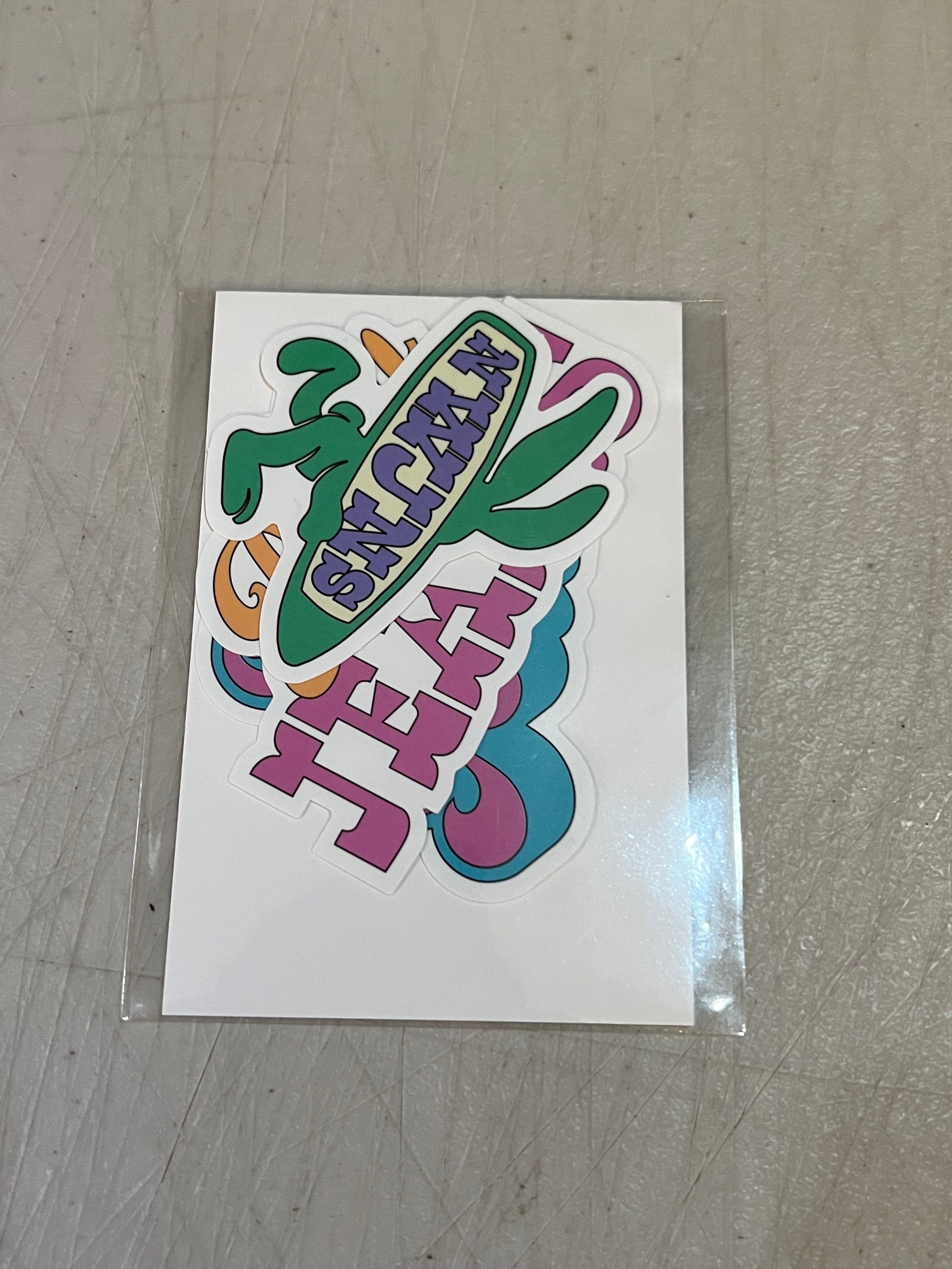 Korea Pop Store NewJeans Get Up Weverse Shop Benefit Sticker Set Kawaii Gifts