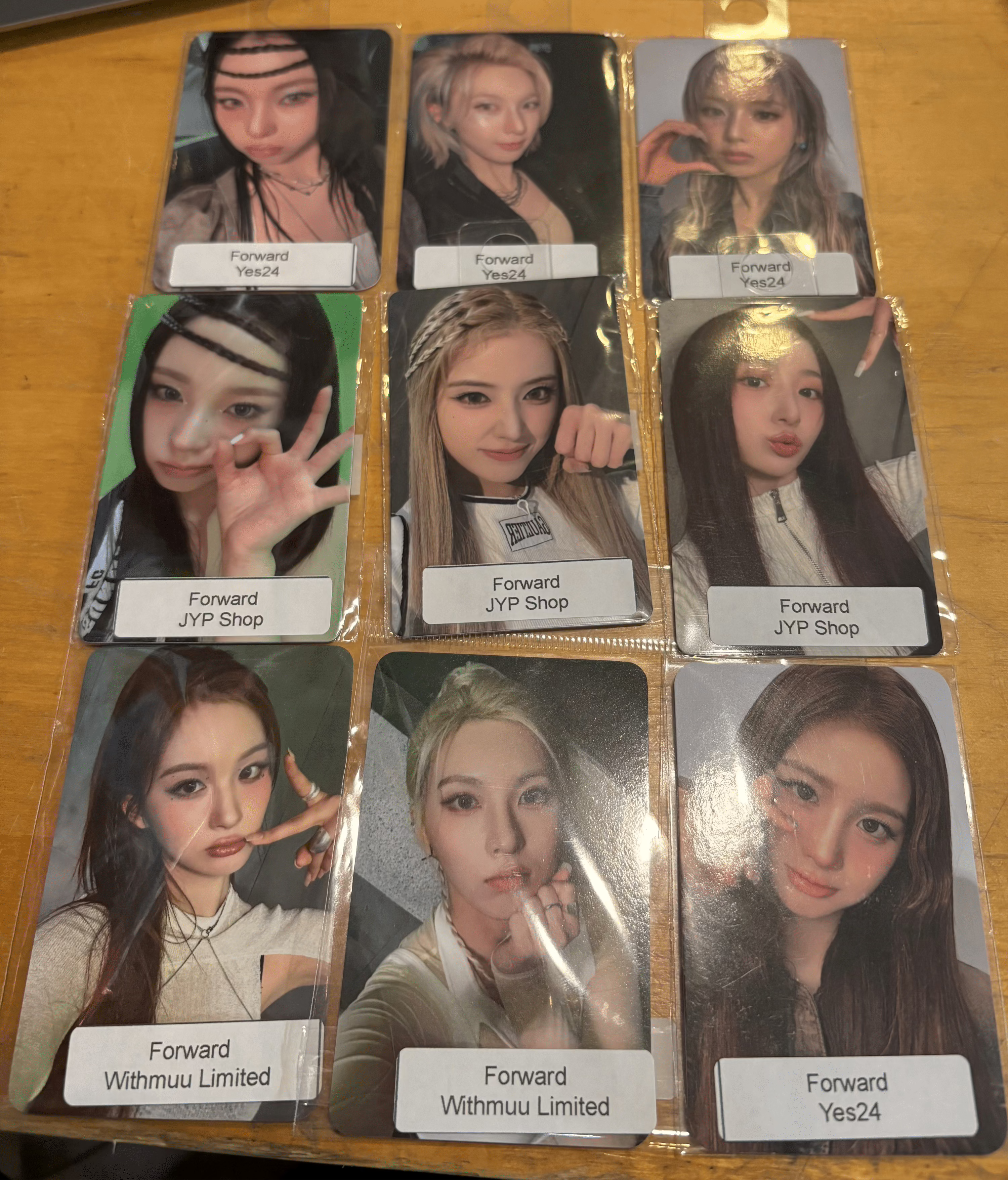 Korea Pop Store Pre-Order Benefit NMIXX - FE3O4: Forward Photocard Kawaii Gifts