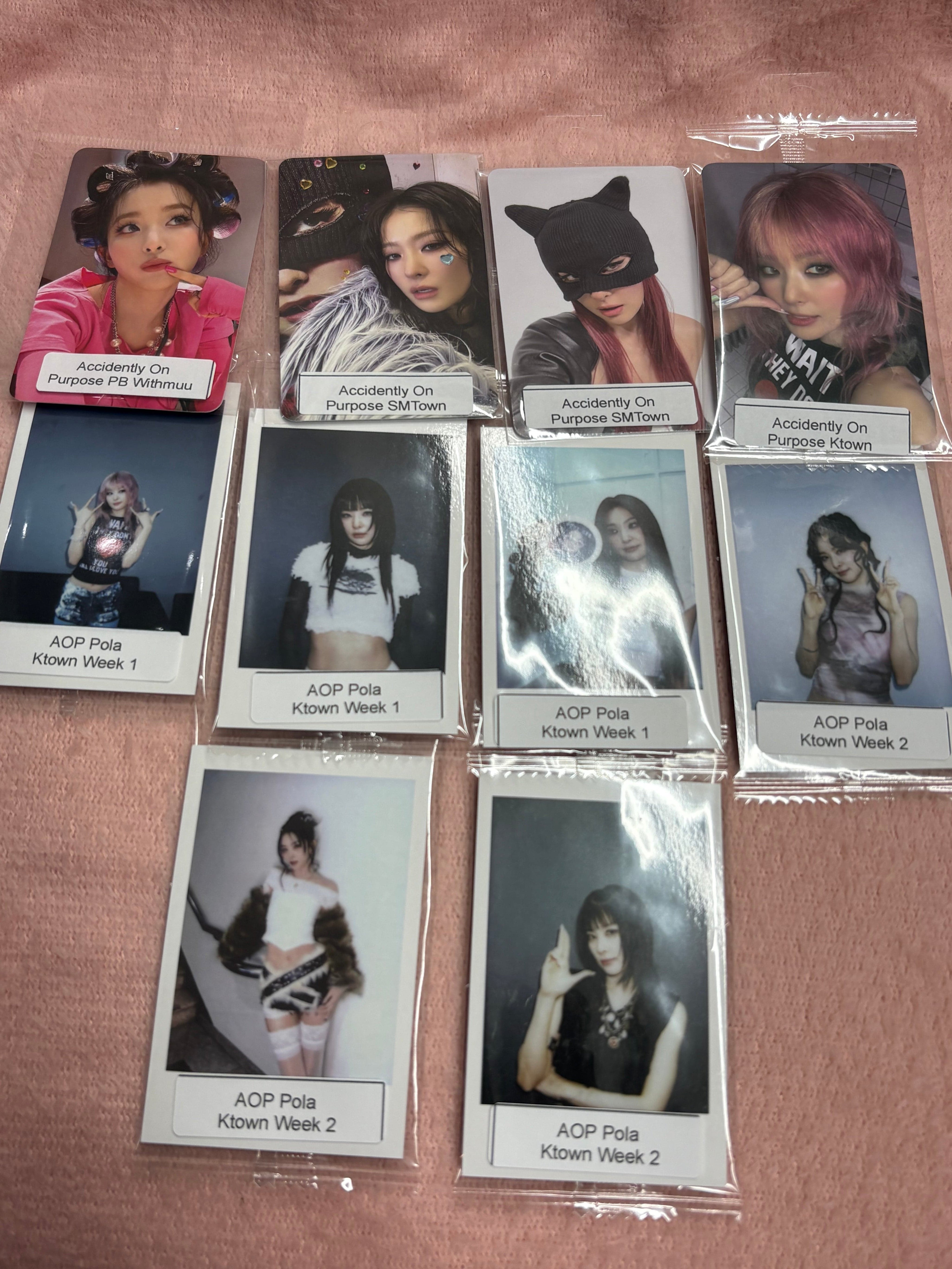 Korea Pop Store Pre-Order Benefit SEULGI - Accidentally On Purpose Kawaii Gifts