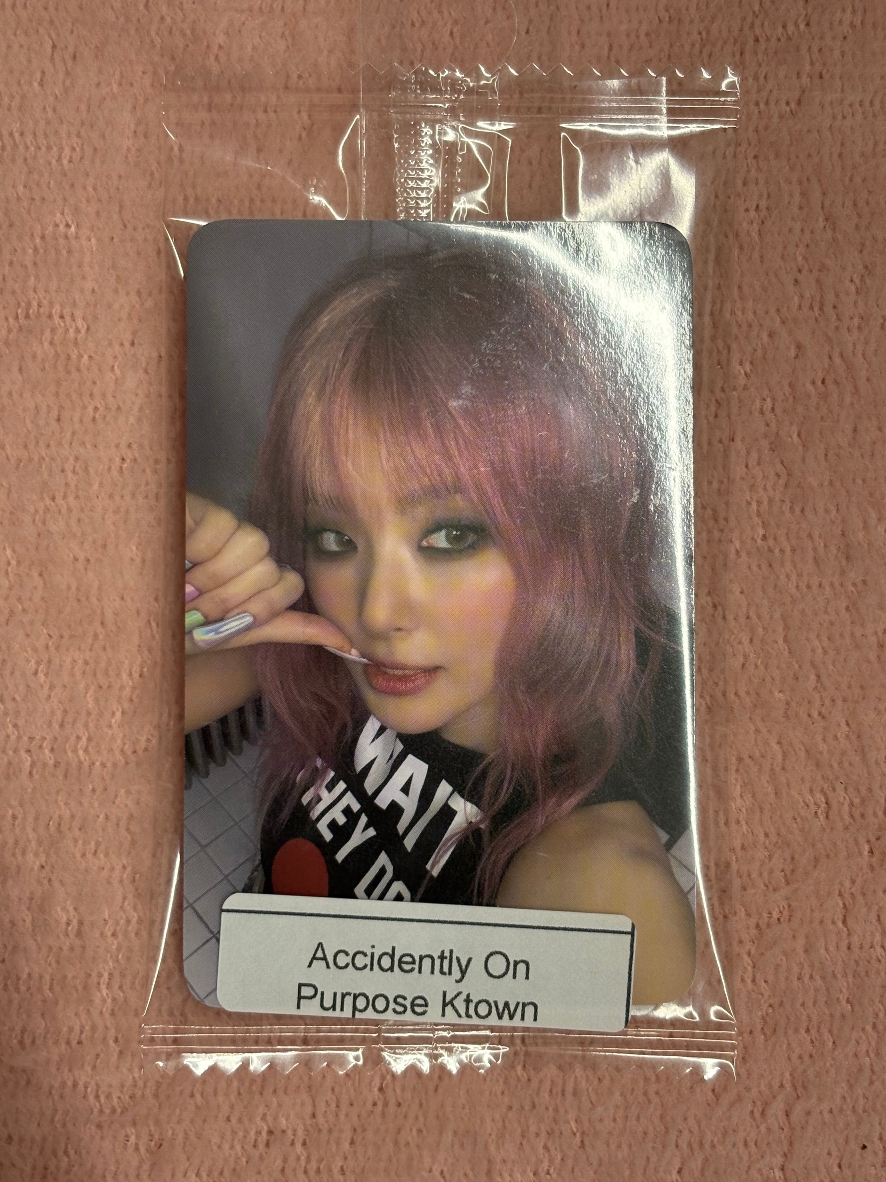 Korea Pop Store Pre-Order Benefit SEULGI - Accidentally On Purpose Ktown Selfie Kawaii Gifts 28822230
