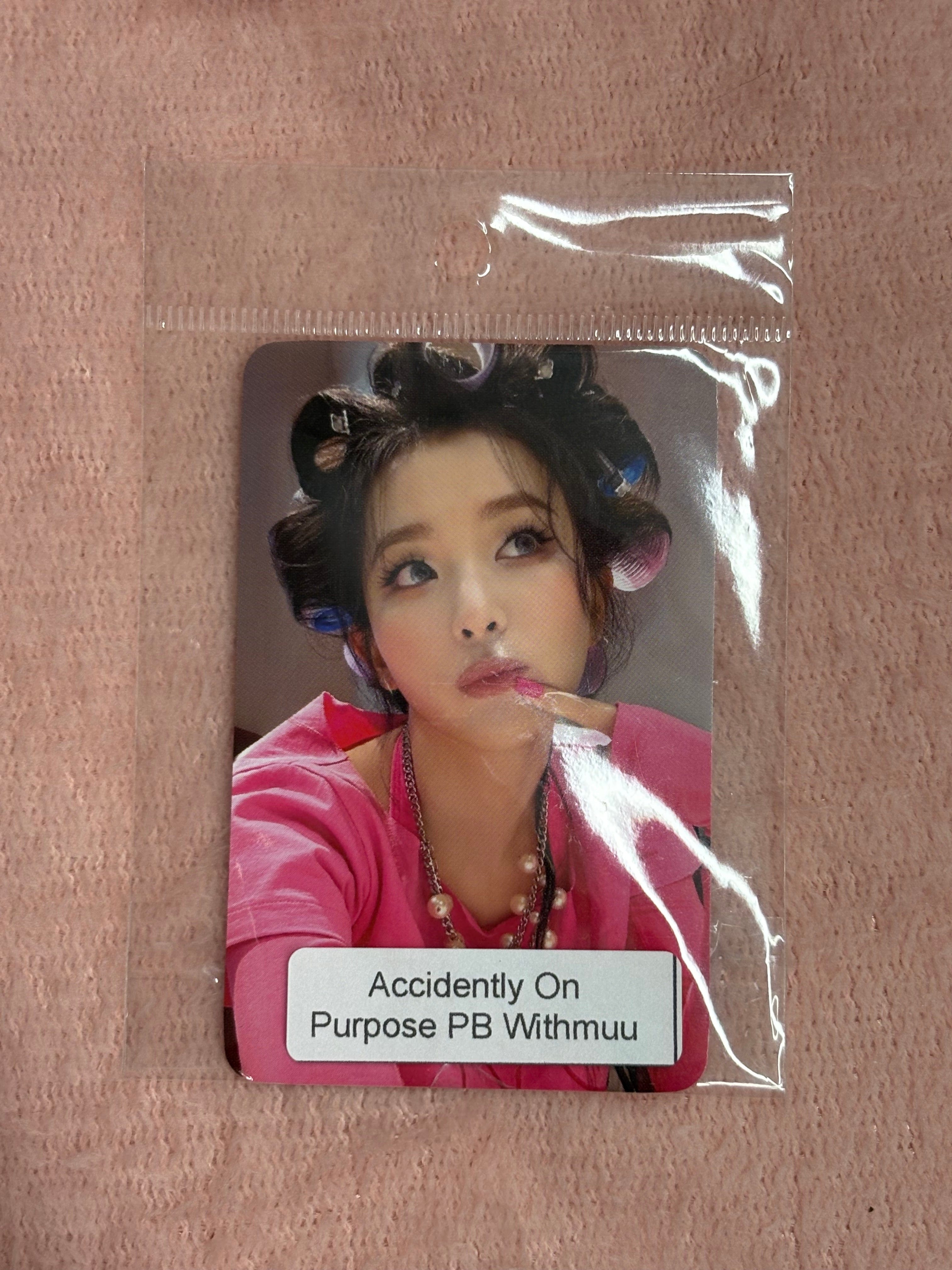 Korea Pop Store Pre-Order Benefit SEULGI - Accidentally On Purpose Withmuu Kawaii Gifts 28920534