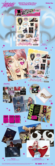 Korea Pop Store SEULGI - Accidentally On Purpose (2nd Mini Album) (Sticker Ver.) Kawaii Gifts