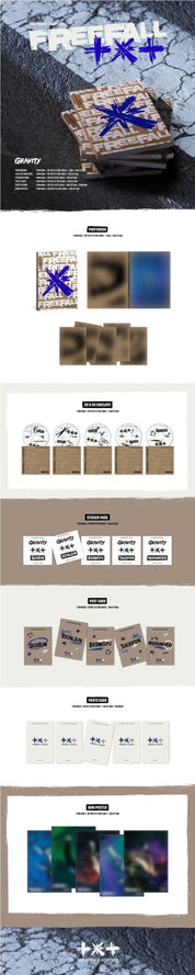 Korea Pop Store TOMORROW X TOGETHER (TXT) - The Name Chapter : Freefall (Gravity Ver.) Kawaii Gifts