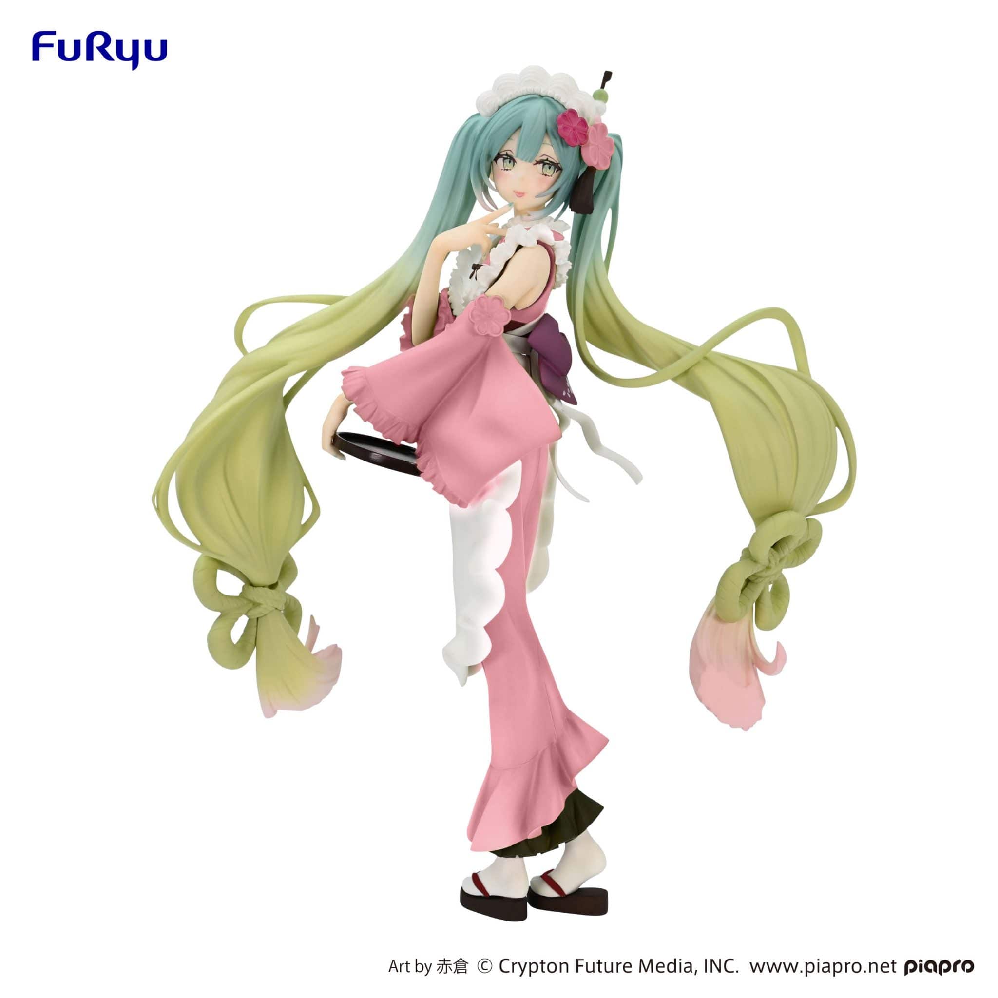 Little Buddy Hatsune Miku Matcha Green Tea Parfait Another Color Vs.- Exceed Creative Figure Kawaii Gifts 4580736402911