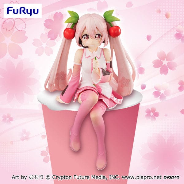 Little Buddy Hatsune Miku Noodle Stopper 5.5" Figure Sakura Miku 2022 Kawaii Gifts