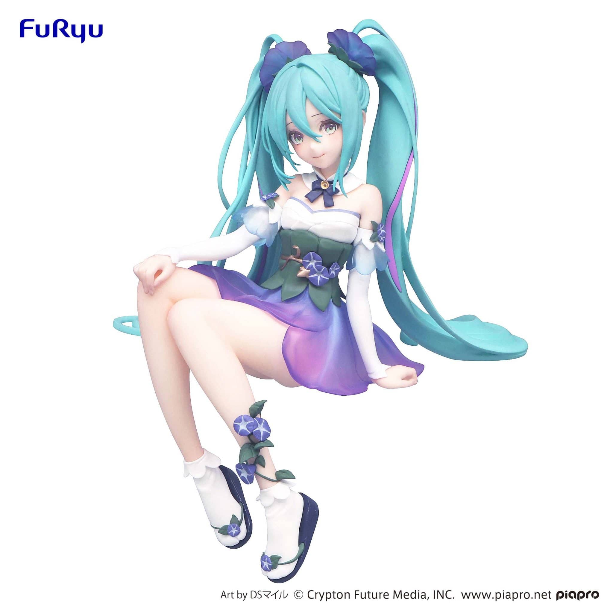 Little Buddy Hatsune Miku - Noodle Stopper Figure - Flower Fairy Morning Glory Kawaii Gifts 4580736-40494-6