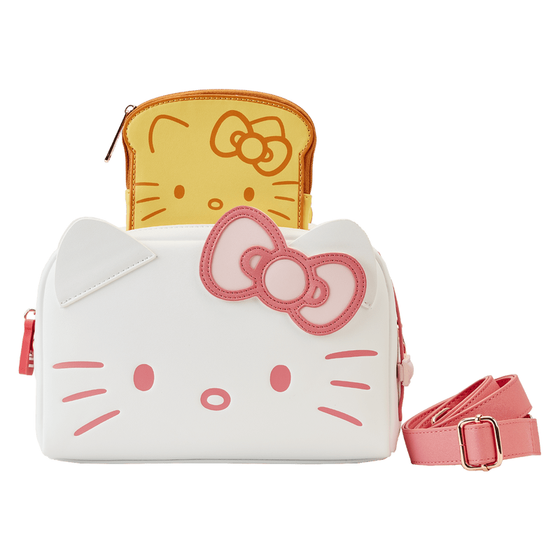 Hello Kitty Silicone Bag, Kawaii Crossbody Purse, Cute Zipper