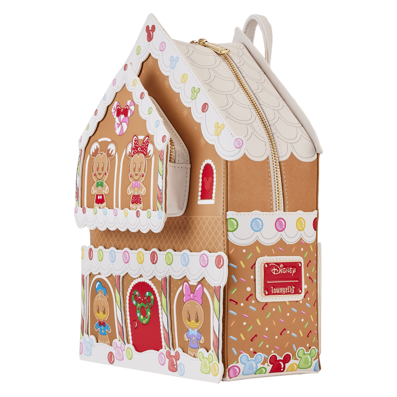 Loungefly Loungefly Mickey & Friends Gingerbread House Mini Backpack Kawaii Gifts