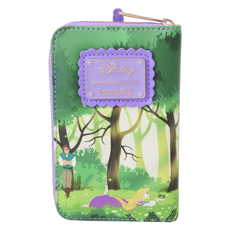 Loungefly Loungefly Tangled Rapunzel Swinging from the Tower Zip Around Wallet Kawaii Gifts 671803463448