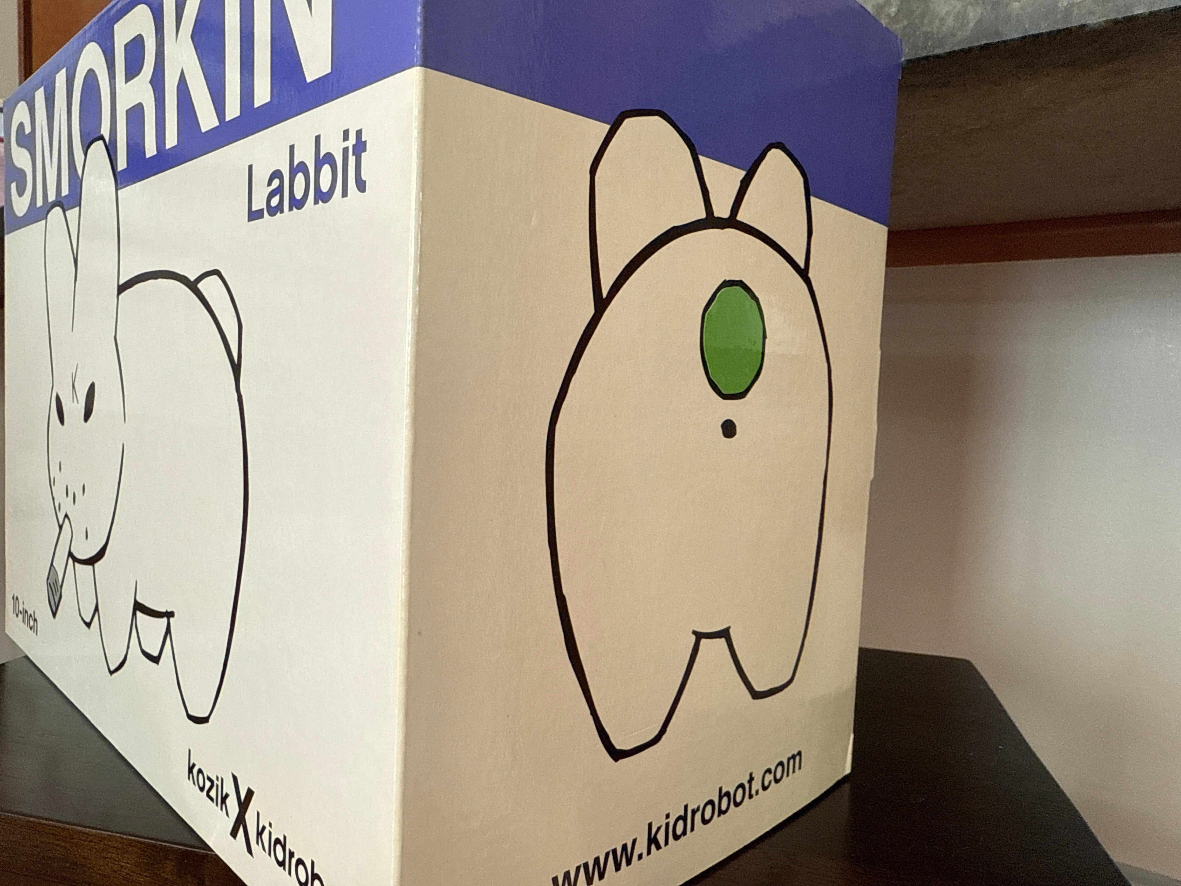 NECA Kidrobot Frank Kozik Green Labbit 10" Vinyl Figure Kawaii Gifts 883975079949
